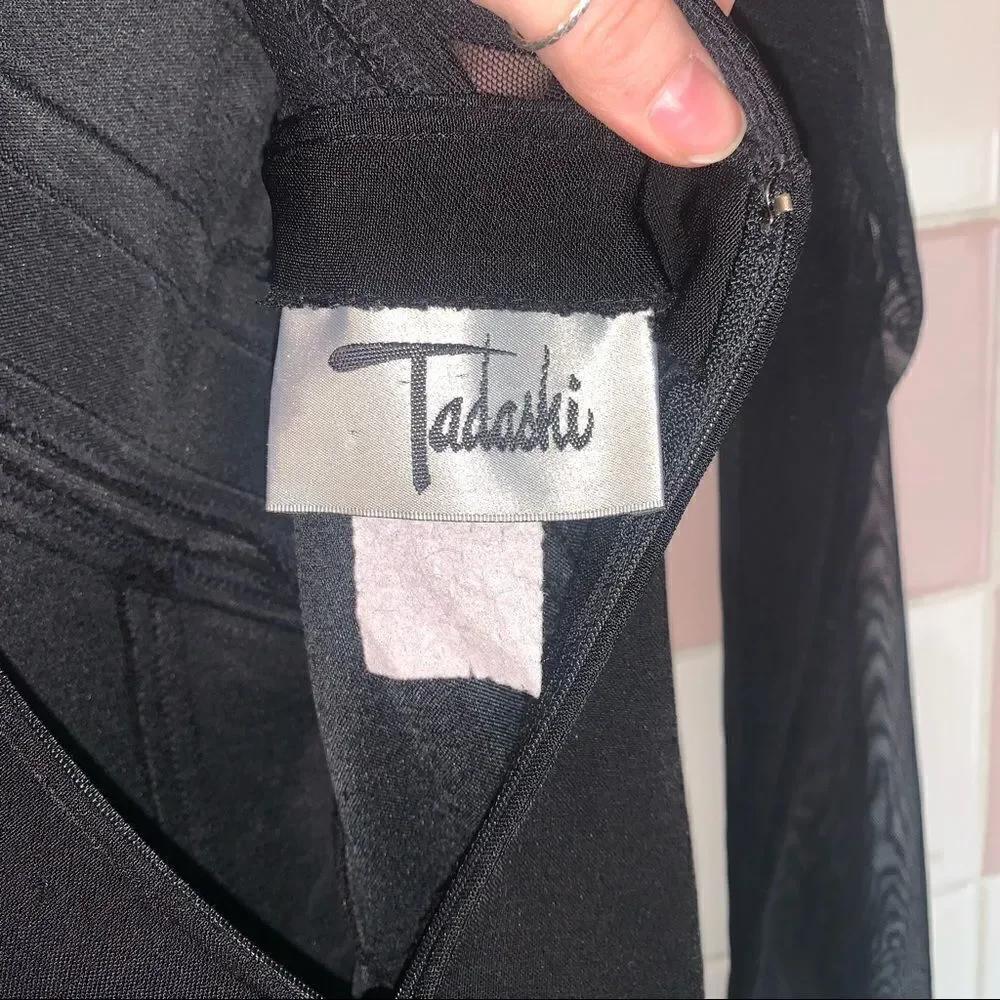 Tadashi Black Vintage Cocktail Dress - Picture 5 of 7